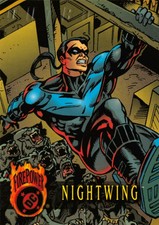 NIGHTWING / DC Comics Outburst Firepower (1996) BASE Trading Card #64