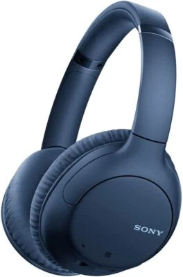 Sony WHCH710N Noise Cancelling Wireless Over-Ear Bluetooth Headphones Earphones. - Image 1 of 4