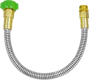 YANWOO 304 Stainless Steel 2Ft Short Garden Hose with Female to Male Metal Conne - Picture 1 of 12