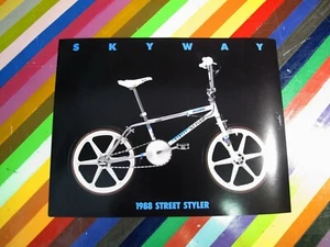 vtg 1980s BMX promo 1988 Skyway Street Styler promo flyer spec sheet - Picture 1 of 3