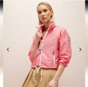 NWT MONCLER Alose GIUBBOTTO Pink Jacket SIZE 3 M/L - Picture 1 of 18