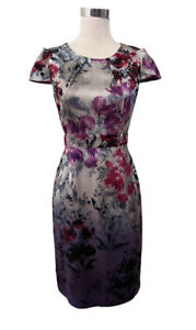 ALANNAH HILL “The Rosebud Of Love” Silk Stretch Lined Dress. Size 8. GUC