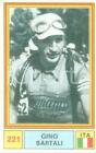 PANINI - SPRINT 1971 Figurina valida Gino BARTALI n 221 Ciclismo Sponsor LEGNANO