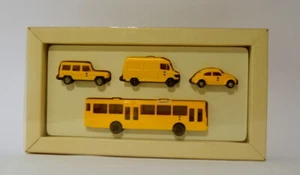 Wiking Postreklame Post Museums Shop 1991 - 4 Fahrzeuge 1:87 - Bild 1 von 3