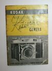 VTG Original Kodak Retina II Owners Manual Booklet Book