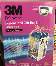 3M Printscape Personalized Gift Bag Kit Photo Paper Greeting Cards Inkjet Print