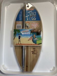 Tiki Toss Ring Toss Game for Adults & Kids Deluxe Edition, Telescoping Pole Cord