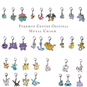 Pokemon Center Original Evolution Set Metal Charm Keychain — You Pick! New Japan - Picture 1 of 79