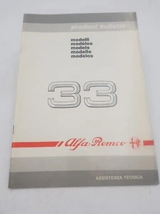 Manuale officina Alfa Romeo Alfa 33 tutti i modelli bollettino tecnico vetture 8 - Foto 1 di 24