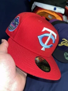 Hatclub Red Icey Twins 7 1/8 - Picture 1 of 2