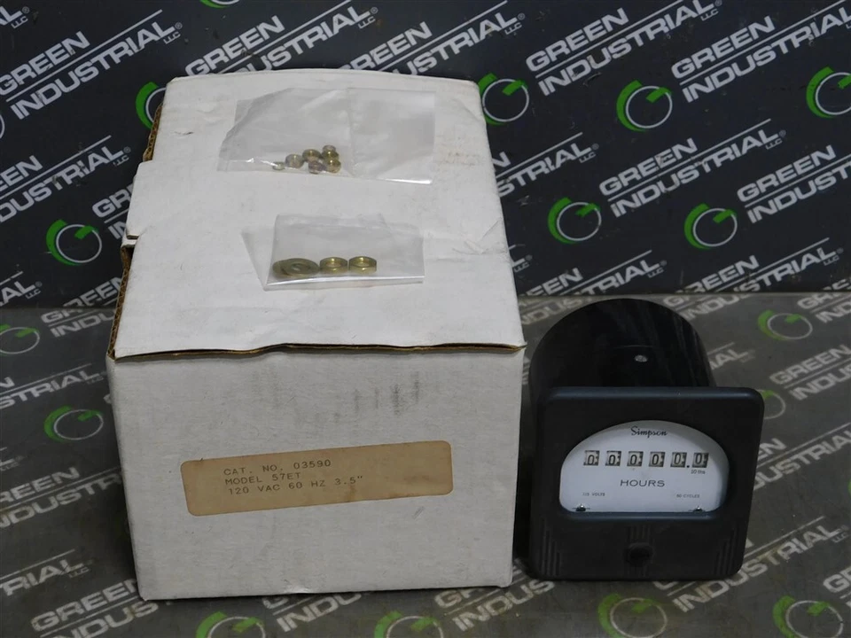 NEW Simpson 03590 57ET Time Indicator 120VAC 60Hz 3.5" - Image 1 of 4