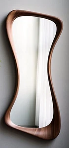Stylish Design Irregular Mirror | Bathroom Mirror | Vanity Mirror Wavy Handmade - Picture 1 of 7