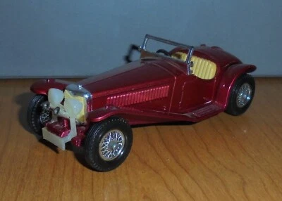Matchbox Yesteryear Y3 Riley MPH Red with Clear Plastic Headlamps Preproduction - Image 1 of 4
