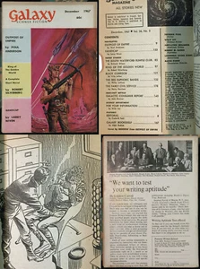 Vintage Sci-Fi GALAXY SCIENCE FICTION Dec 1967 V26#2 Pulp Brunner Leiber Niven - Picture 1 of 5