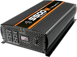 Tebrol 5500W Modified wave inverter for Truck RV power inverter 12V to 110V/120V - Picture 1 of 7