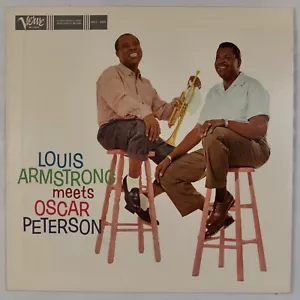 LOUIS ARMSTRONG: Meets Oscar Peterson US Verve DG OG Jazz Vinyl LP Superb! - Imagen 1 de 5