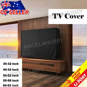 30-65 Inch Dustproof Waterproof TV Cover Outdoor Flat Television Protector NEW - Picture 1 of 15
