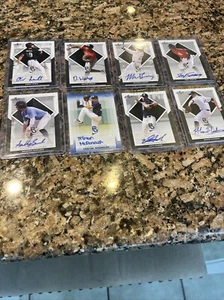 Perfect Game Auto Numbered Leaf Card Lot - Bild 1 von 3