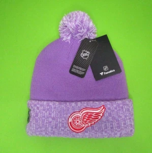 Detroit Red Wings Fanatics Beanie “Hockey Fights Cancer” - OSFM - Foto 1 di 4