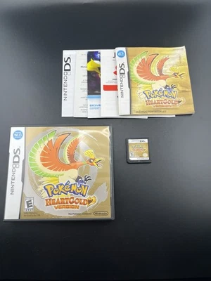 Pokemon HeartGold Version Nintendo DS Authentic Complete CIB w/ All Inserts - Image 1 of 4