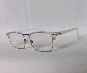 Zenni R0084 +1,75 Gafas de Lectura Escarcha/Plata 56□17-150 NUEVO - Imagen 1 de 4