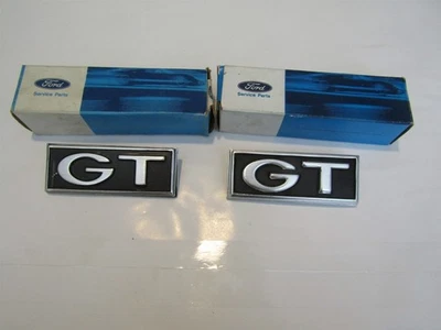 Juego de placas de identificación emblemas guardabarros delantero Mustang GT 1967 Mercury Cyclone 1968 nuevo de lote Foto 1 de 4