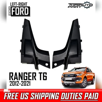 Par de ventilación de capó de pantalla superior de plástico LR para Ford Ranger PX Everest UA 2012-2021 Foto 1 de 4