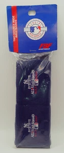2008 Fare Beat Feet NY Yankees MLB All Star Summer Double Wide Blue Wristbands - Picture 1 of 6