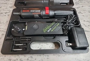 Vintage Sears Craftsman Cordless Screwdriver And SAL Electronic Audio Level Kit - Picture 1 of 11