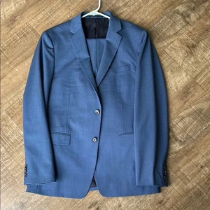 THEORY Stretch Wolle Zweiteiler Anzug Wellar/Marlo Neu Schneider 2 Blau 40R $ 860 - Bild 1 von 8