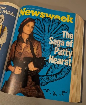 Newsweek Bound Spring 1974 - Patty Hearst / Nixon Papers / Kissinger / 70s Ads - Image 1 of 4