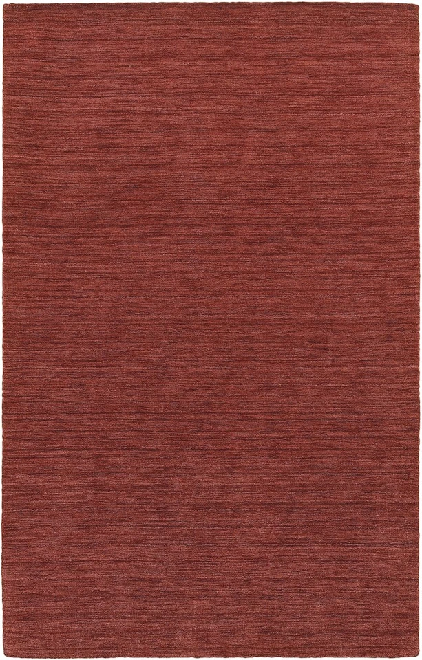 5x8 Sphinx Red Wool Neutral Monochrome Solid Area Rug 27103 - Aprx 5' x 8' - Image 1 of 1