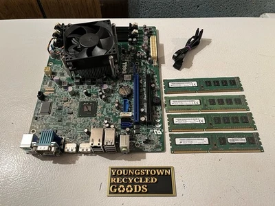 DELL OPTIPLEX 7010 SFF MOBO COMBO INTEL i5-3570 16GB RAM - Image 1 of 4