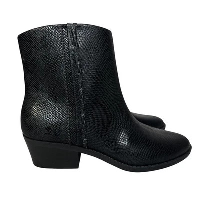 Lucky Brand FAKELLE Black Zip Ankle Boot Bootie size 6 M New - Image 1 of 4