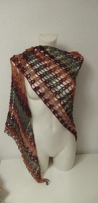 Lace-Tuch / Dreieckstuch,Handarbeit ( gehäkelt ) neu - Bild 1 von 2