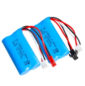 7.4V 1200mAh 14500 5C Lipo battery with charger for D12 C24-1 C24 C34 RC Car - Picture 1 of 5