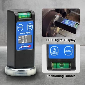 1× Digital Caster Camber Gauge Car Truck LCD Strut Magnetic Wheel Alignment Tool - Picture 1 of 12
