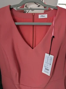 s. Oliver * Cocktail-Kleid * Papaya * Pfirsich * Gr. 44 - Bild 1 von 12