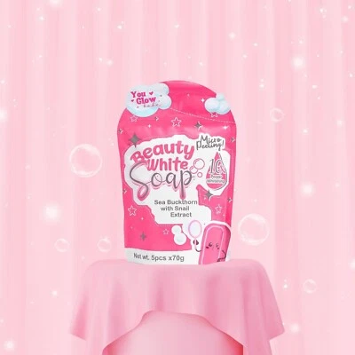 BEAUTYWHITE Jabón Beauty White By You Glow Babe, 5 barras X 70 g