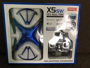 Syma X5SW RC Drone 2.4Ghz 4CH Quadcopter Headfree ,camera, 360,In Thunder Blue - Picture 1 of 9