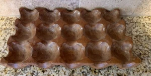 Wooden Egg Holder Rustic Farmhouse Decor For 15 Eggs (HAND MADE, NEVER USED) - Picture 1 of 2