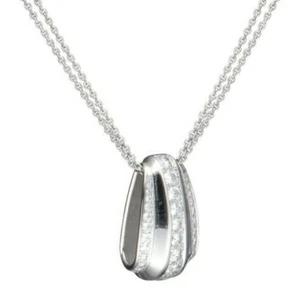 Chopard La Strada Weiß Gold & Diamant Anhänger Halskette 79/9455-1001 Brandneu - Bild 1 von 8