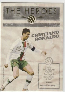 FUTERA WORLD FOOTBALL 2012 #HR28 CRISTIANO RONALDO PORTUGAL CR7 HEROES CARD MINT - Bild 1 von 1