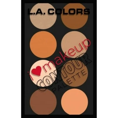 New L.A. Colors Contour Palette 8 Colors .13 oz Total - 8 Colors - Image 1 of 3