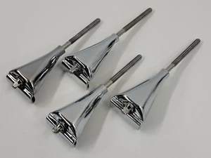 TAYE Bass Drum Claws and Tension Rods - Chrome (4 Sets) - Picture 1 of 10