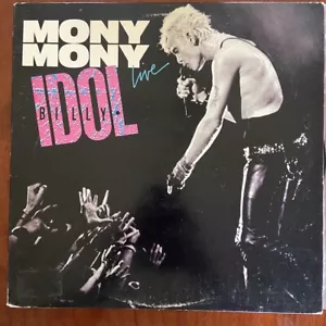 Billy Idol Mony Mony 12" Maxi-Single Holland Vinyl - Imagen 1 de 2