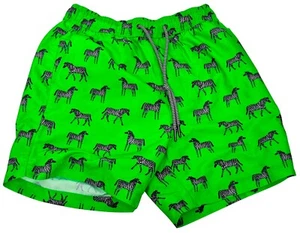 SIGUIENTE Pantalones Cortos de Natación para Hombres Agua Playa Ropa de Vacaciones Verde Diseño de Cebra XS PRECIO DE VENTA SUGERIDO POR EL FABRICANTE £16 - Imagen 1 de 3