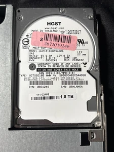 HUC101818CS4204 1.8TB SAS Disk Drive - PI - 12Gbps PN: 0B31249 - 111-02468 - Afbeelding 1 van 1