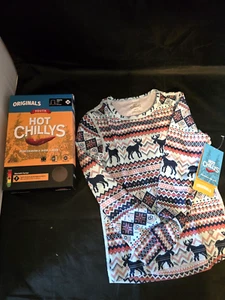 Neu mit Etikett Hot Chillys 🌶️ Jugend XS Oberteil und Unterteil Baselayer Thermo 👕 👖Neu - Bild 1 von 7