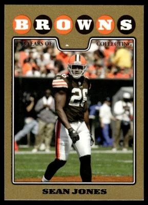 2008 Topps Gold Sean Jones 1097/2008 Cleveland Browns #272 - Image 1 of 2